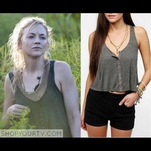 Beth Green crop top